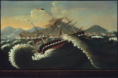 U.S. Ship "Constellation" by James Henry Wright