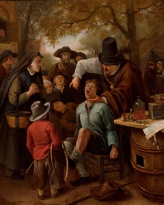 A tooth-puller by Jan Steen