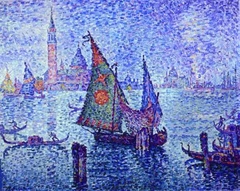 La voile verte by Paul Signac