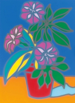 Untitled (Still Life Petunia) by Howard Arkley