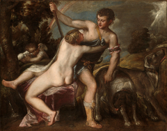 Venus and Adonis by Titian