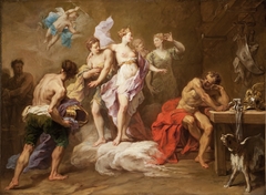 Venus Ordering Arms from Vulcan for Aeneas by Jean II Restout