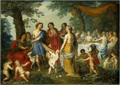 Venus und Adonis by Balthasar Beschey