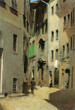 Via Torta, Florence by Telemaco Signorini