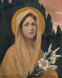 Vierge Aux Cyprès by Elisabeth Sonrel