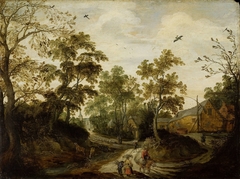 View of a Village by Willem van den Bundel