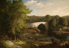 View of The Brig of Balgownie, Old Aberdeen by Unknown Artist