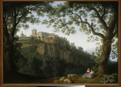 View of the city of Massa near Naples by Jacob Philipp Hackert