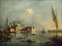 View of the Island of San Giorgio Maggiore by Francesco Guardi