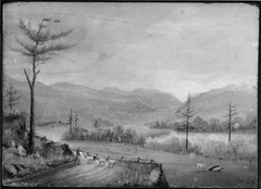 View of Valley of the Franconia Mountains, New Hampshire by John William Martens