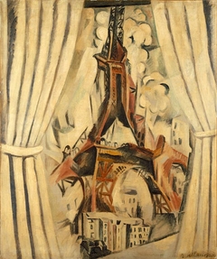 View over the Eiffel Tower by Robert Delaunay