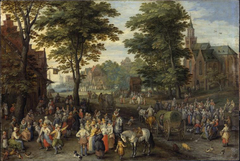 Village Kermis by Jan Brueghel the Elder