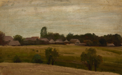 Village near Krakow by Henryk Grabiński