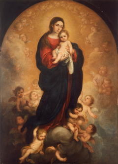 Virgin and Child in Glory by Bartolomé Esteban Murillo