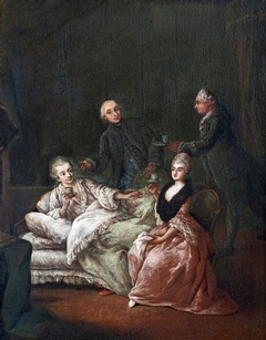 Visit the sick by Pietro Longhi