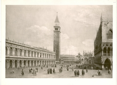 Vue de la place Saint-Marc by Luca Carlevarijs