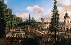 Wilanów Palace as seen from north-east by Bernardo Bellotto