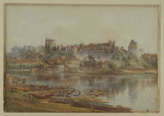 Windsor And Its Castle From Across The Thames by Alfred William Hunt