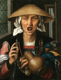 Woman Enraged by Pieter Huys