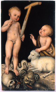 Young Jesus with Saint John the Baptist by Lucas Cranach the Elder