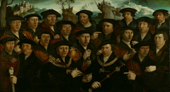 21 militiamen of the St. Joris guards by Anonymous