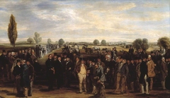 A Ploughing Match by Richard Ansdell