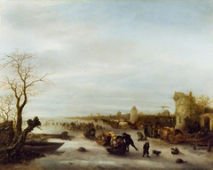 A Winter Scene by Isaac van Ostade