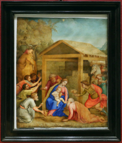 Adoration of the Magi by Agostino Decio