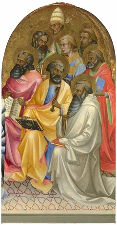 Adoring Saints: Right Main Tier Panel by Lorenzo Monaco