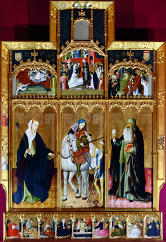 Altarpiece of Saints Ursula, Martin and Anthony by Gonzalo Pérez