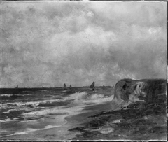 Am Strand by Ludwig von Löfftz