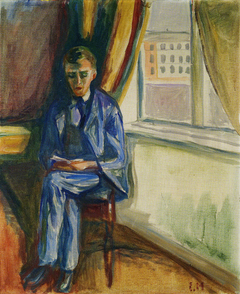 Andreas Reading by Edvard Munch