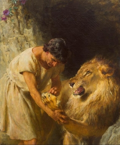 Androcles and the Lion by Briton Riviere