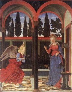 Annunciation by Alesso Baldovinetti