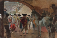 Antes de la corrida (Before the Bullfight) by Joaquín Sorolla