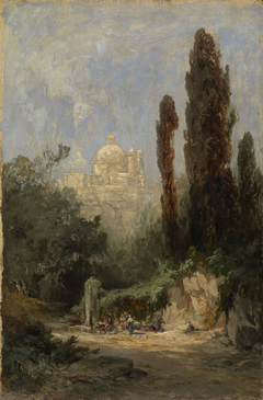 Ariccia bei Rom by Charles Feodor Welsch