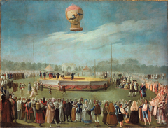 Ascent of a Balloon in the Presence of the Court of Charles IV by Antonio Carnicero