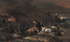 Auffahrende Artillerie by Théodore Géricault