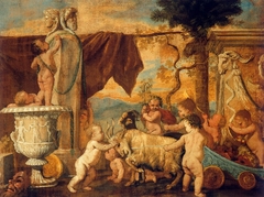 Bacchanale d'enfants by Nicolas Poussin