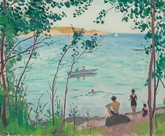 Baigneurs à Carqueiranne by Albert Marquet