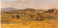 Balingen mit Bebelt, von Norden by Friedrich Eckenfelder