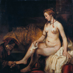 Bathsheba at Her Bath by Rembrandt