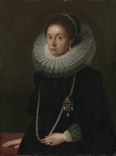 Bildnis der  Elisabeth Renata von Lothringen, erste Gemahlin des Kurfürsten Maximilian I. von Bayern (1574-1635) by Münchner Hofmaler