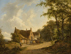 Boerderij aan zandweg by Frans Arnold Breuhaus de Groot