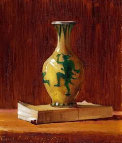 Book and Vase by Charles Noel Flagg