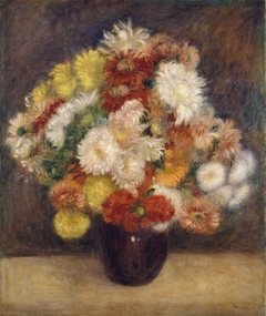 Bouquet of Chrysanthemums by Auguste Renoir