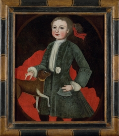 Boy with Dog by Pieter Vanderlyn