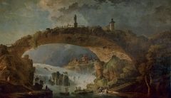 Bridge over a Torrent by Hubert Robert