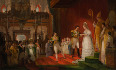 Casamento de D. Pedro I e D. Amélia by Jean-Baptiste Debret