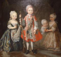 Charles Emmanuel III's children (Eleonora, Victor Amadeus, Maria Felicita and Maria Luisa) by Maria Giovanna Clementi